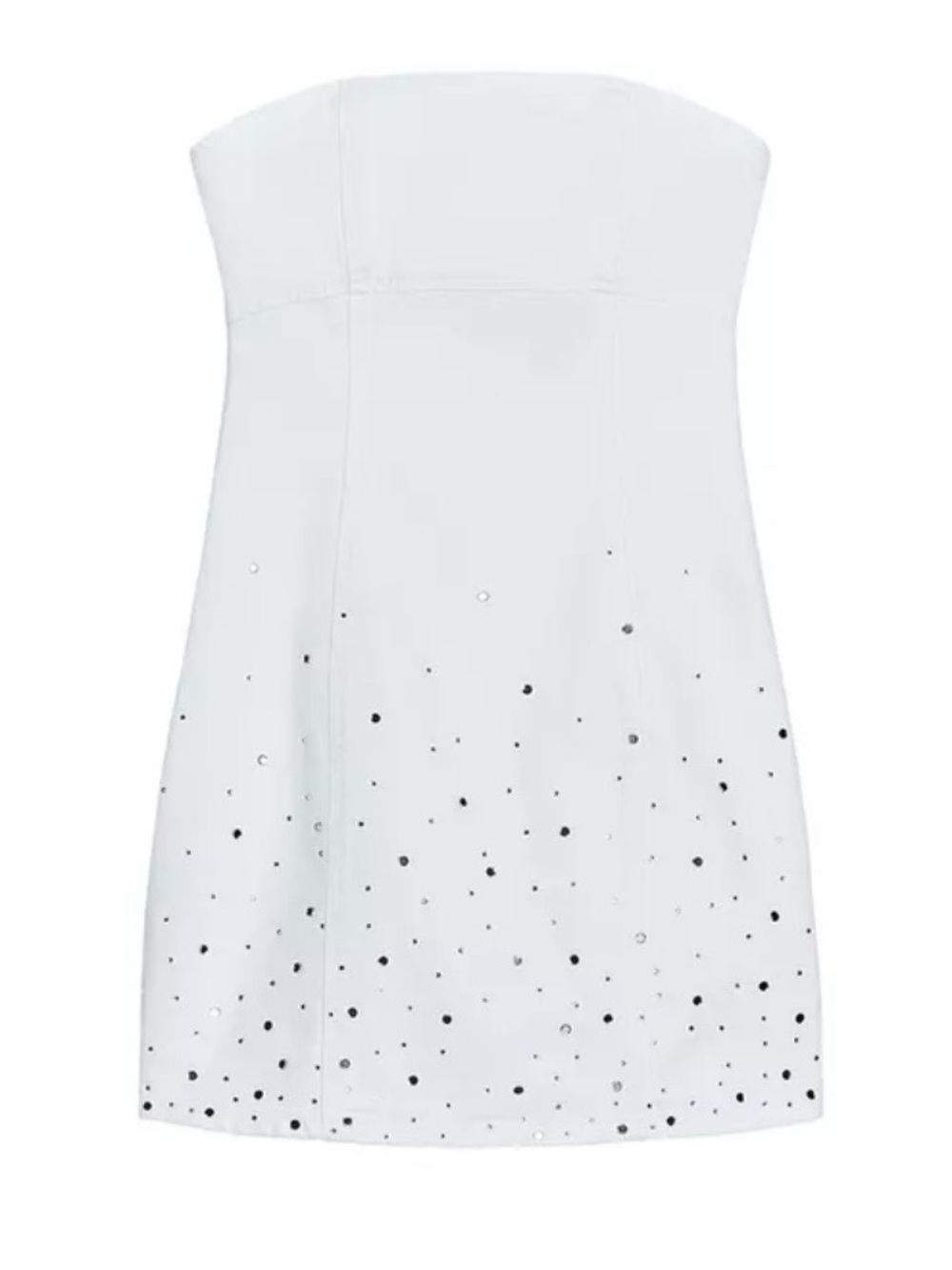 Zara Denim Glitter Dress XL